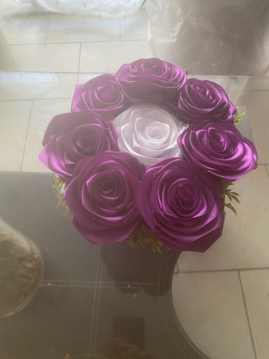 Composition floral violet